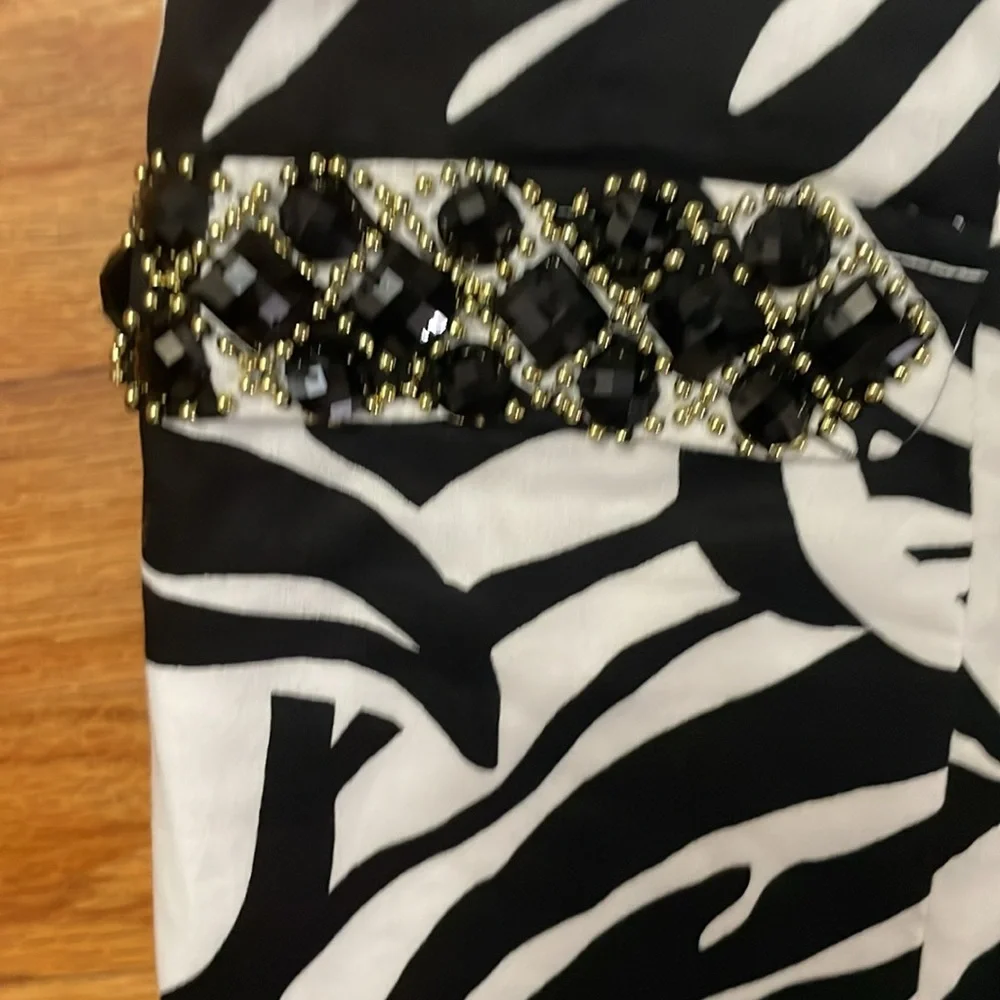 Lilly Pulitzer Forsythia Black and white shift dress 10‎